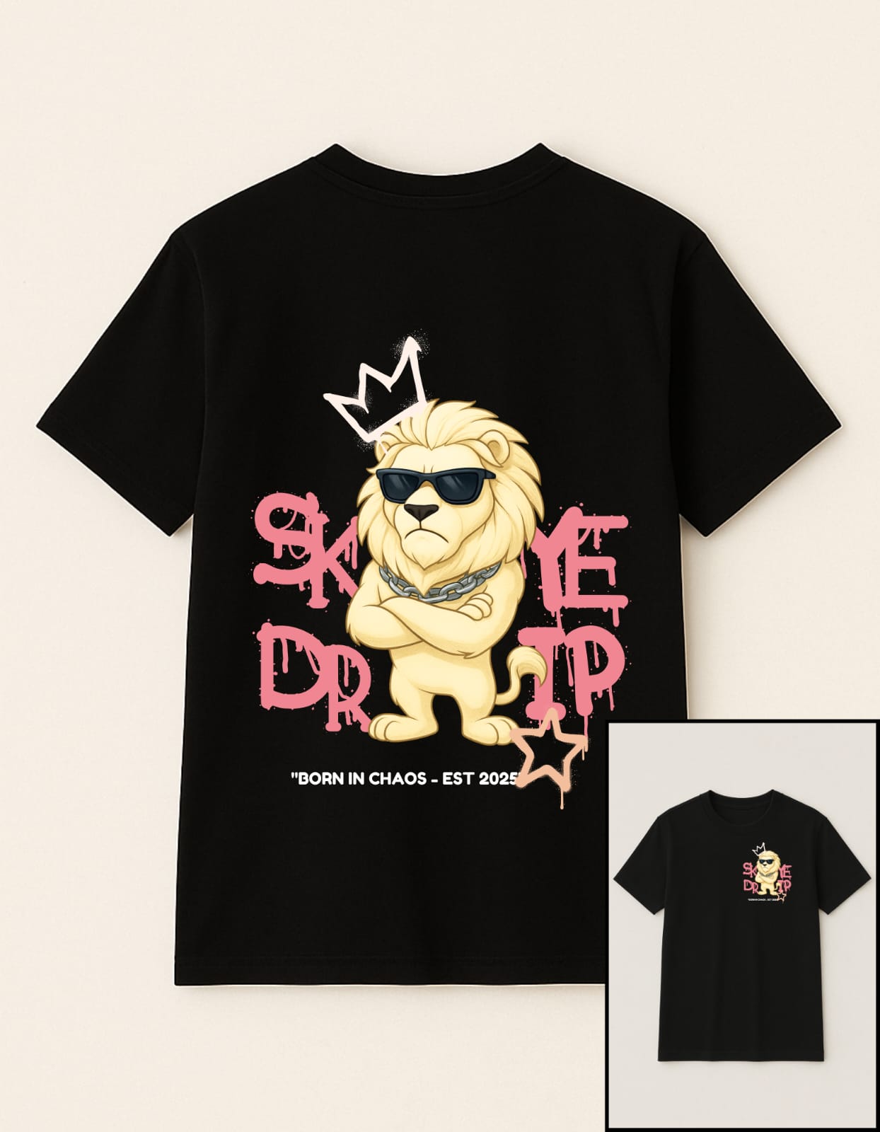 Lion Graffiti T-Shirt