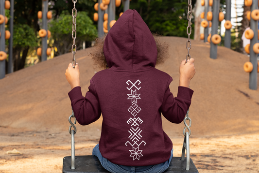 Latviešu zīmes - Latvian Symbols Hoodie