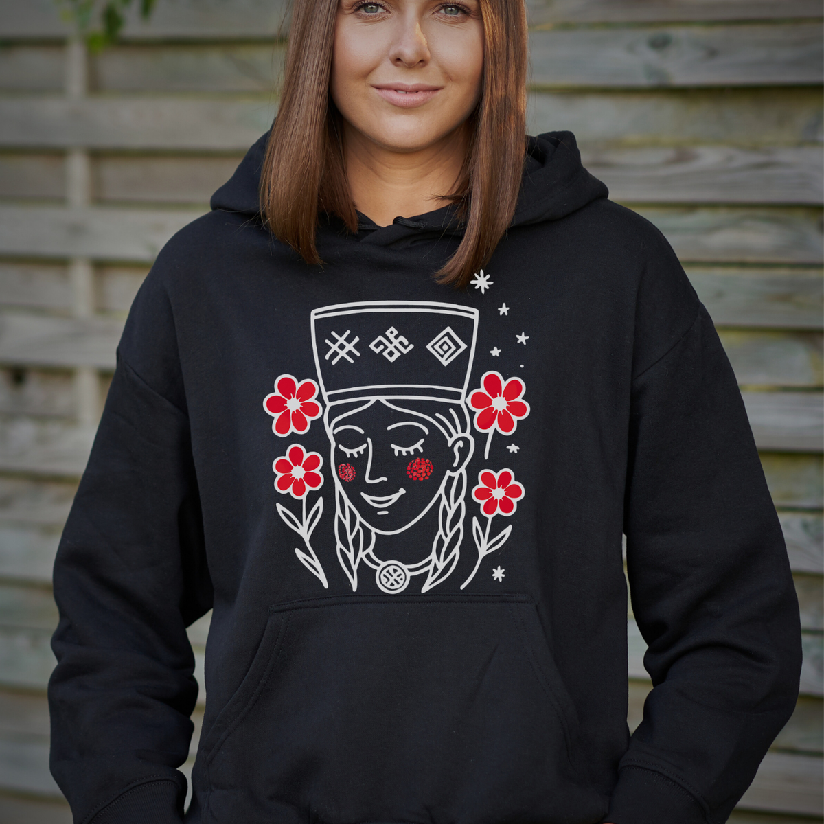 Tautu Meita Hoodie - The Woman of the Nation