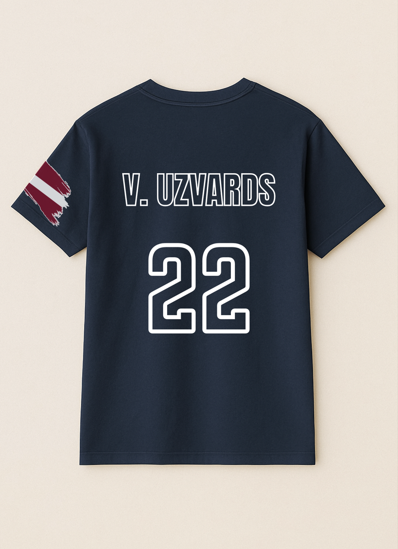 Latvijas Fanu T-krekls - 3 Zvaigznes