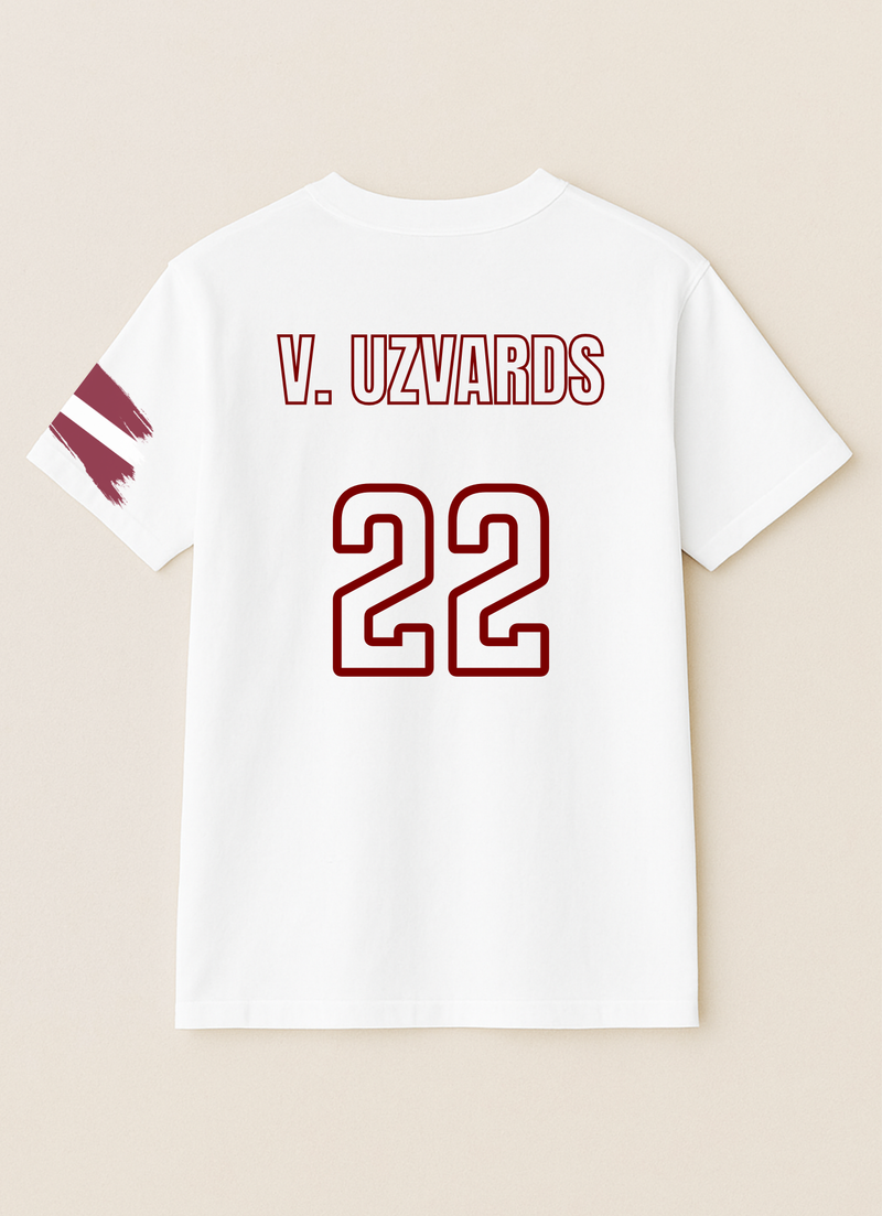 Latvijas Fanu T-krekls - 3 Zvaigznes