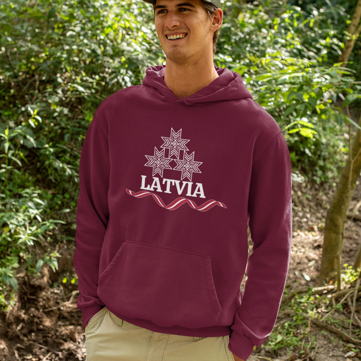 Latvijas 3 Zvaigznes - Latvia Stars Hoodie