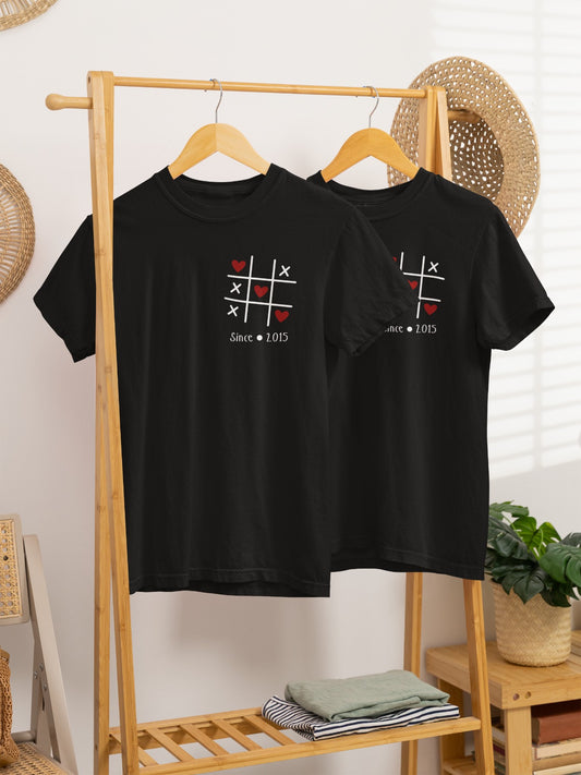 Tic Tac Toe, Love T-Shirt - 2 for £22