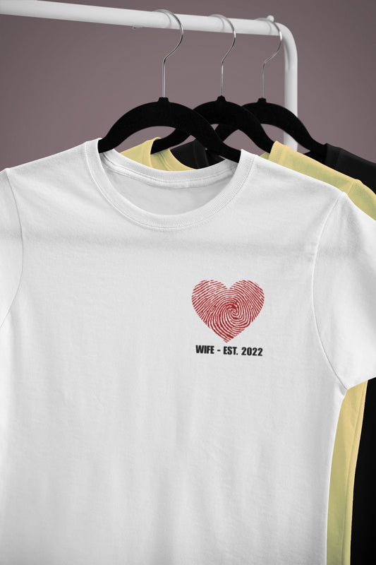 Fingerprint Love T-Shirt - 2 for £22