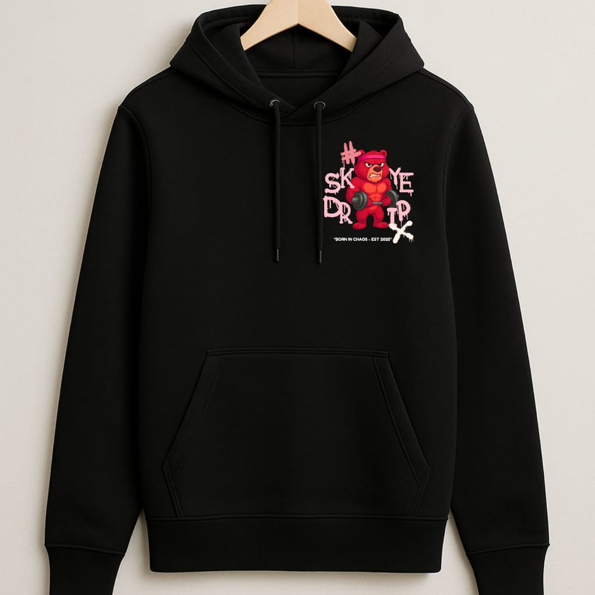 Bear Graffiti Hoodie