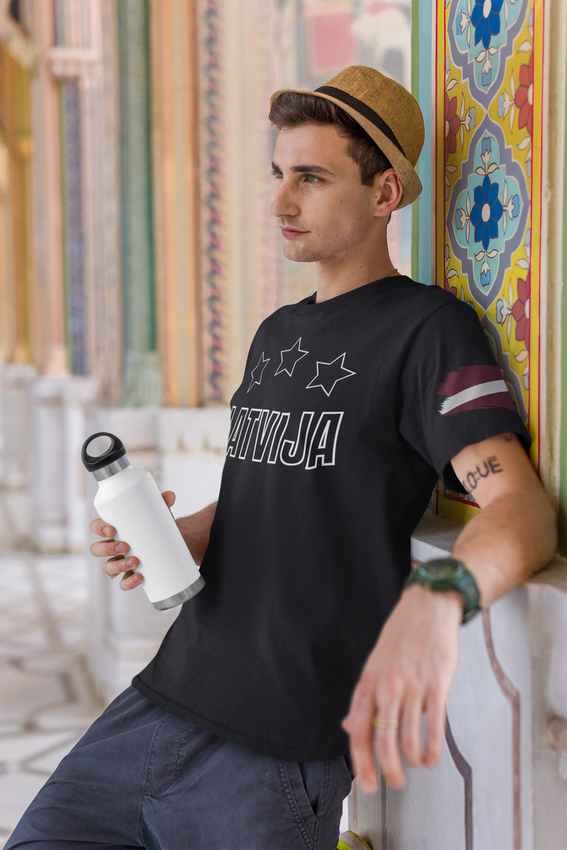 Latvijas Fanu T-krekls - 3 Zvaigznes