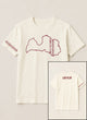 Latvijas karte ar zimem - T-shirts