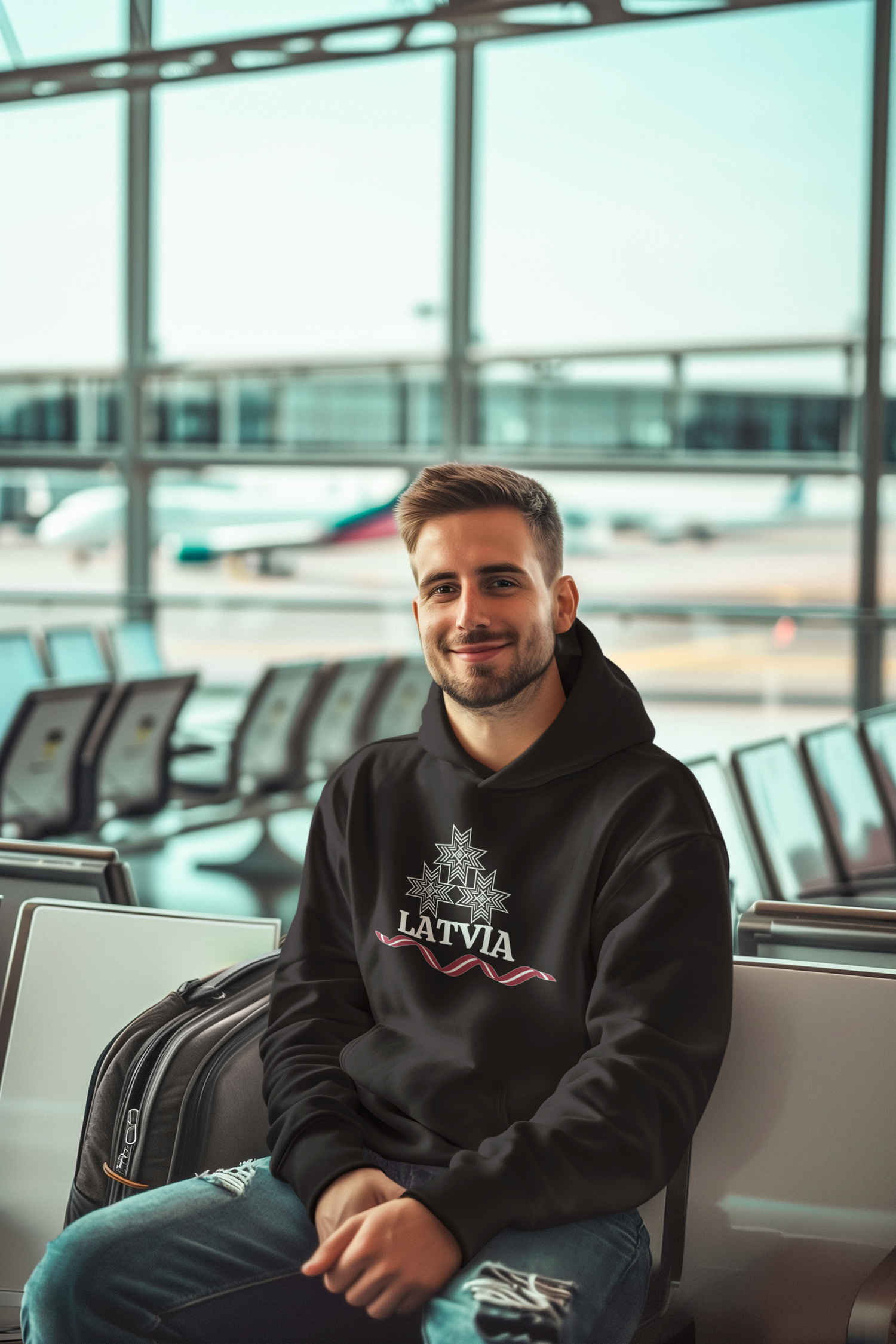 Latvijas 3 Zvaigznes - Latvia Stars Hoodie