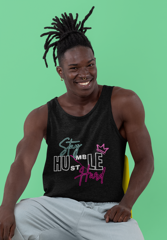 Stay Humble, Hustle Hard Crop/Tank Top